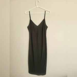 Talbots Elegant Black Slip Dress